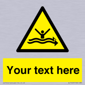 Custom Warning strong currents